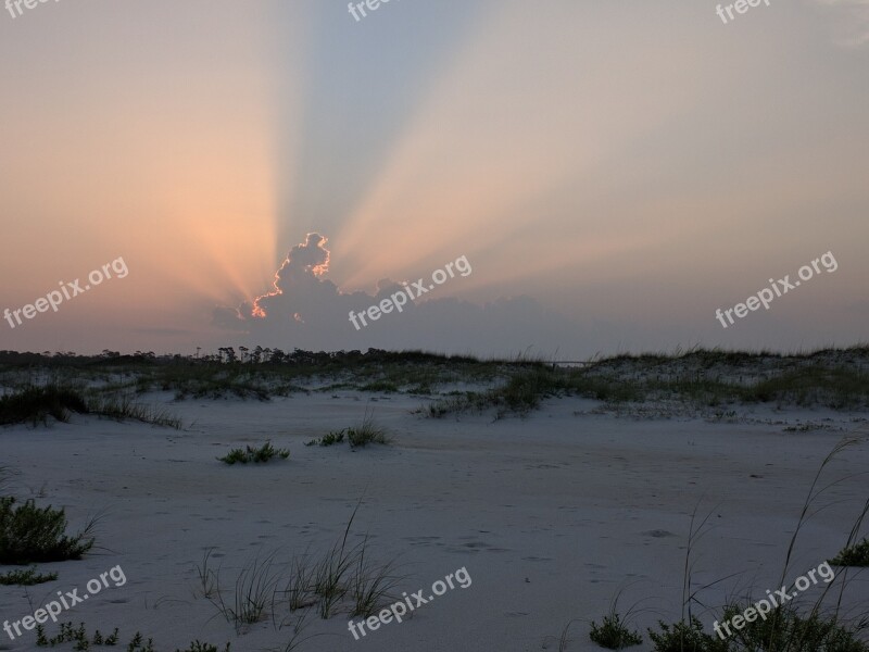 Beach Cloud Sunset Pensacola Perdido Key