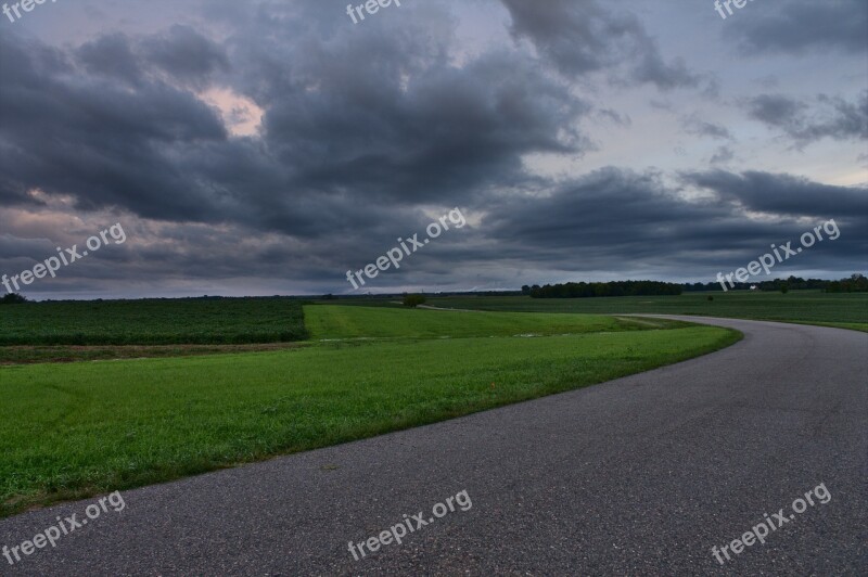 Clouds Cloudy Sunset Sky Weather