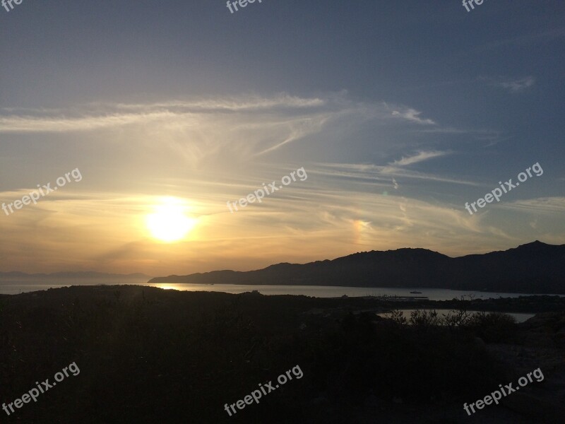 Villasimius Nature Old Tower Sunset Sardinia