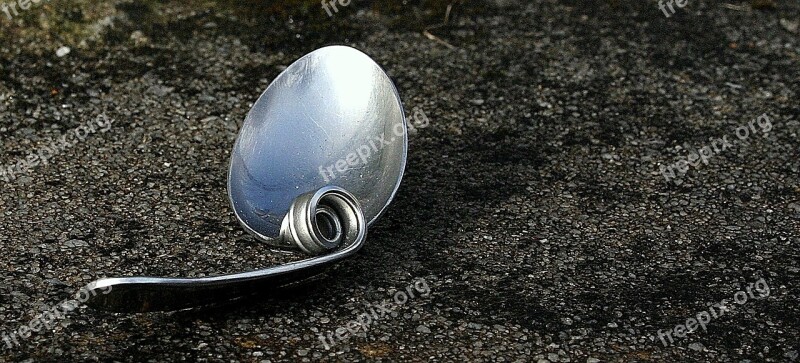 Spoon Spoon Bending Bent Free Photos