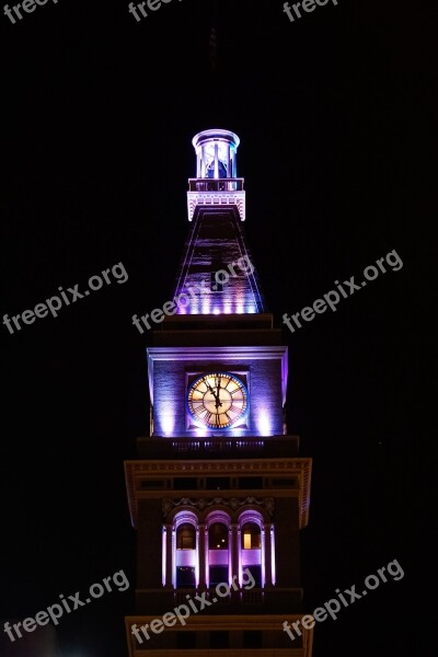 Usa Denver Clock Tower Clock Tower