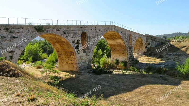 Provence South Of France Building Bridge Romans