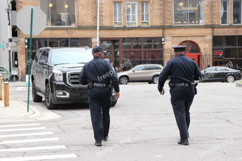 Police Police Officers Detroit Michigan Officer