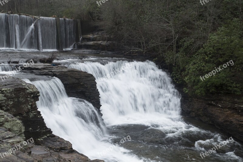 Water Fall Rapids Alabama Water Fall Falls Free Photos