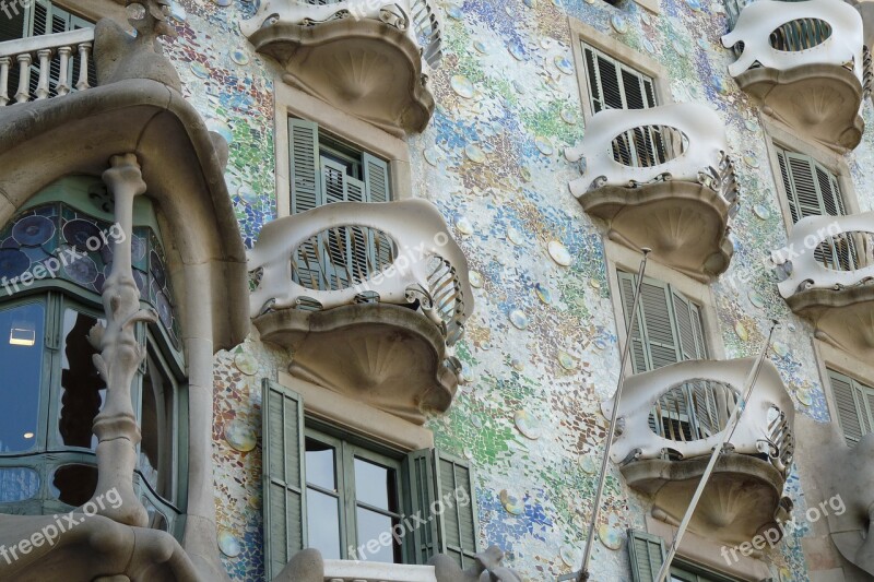 Casa Batlló Barcelona Spain Gaudi Antonio Gaudi