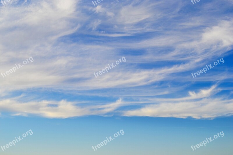 Blue Sky Blue Sky Blue Sky Clouds Nature