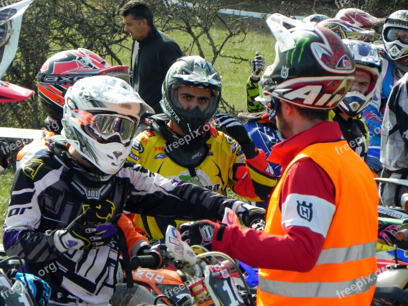 Motocross Sport Motorbikes Race Participators