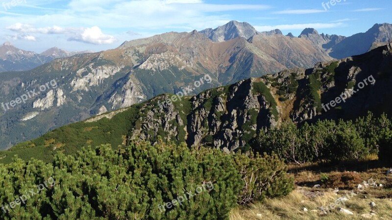 Mountains Trail Tatry Poland Hiking Trail