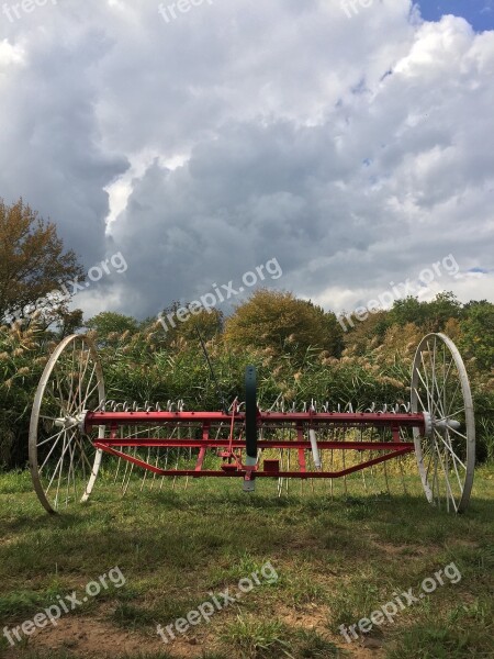 Vintage Farm Equipment 1776 Revolutionary War War Of Independence Farm Machine