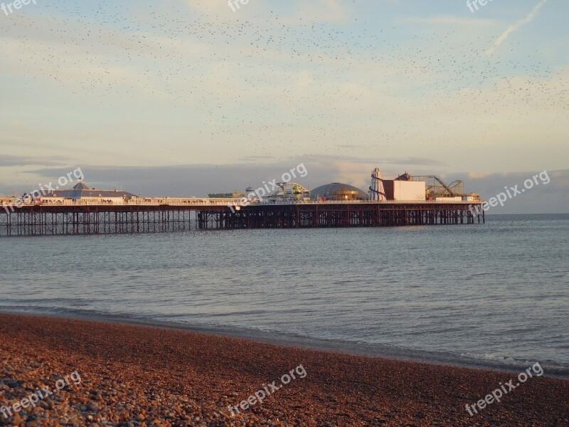 Brighton Beach Seaside Summer Holiday