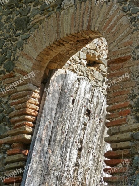 Door Arc Portal Abandoned Old Door