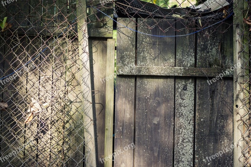 Door Wooden Door Fence Atmosphere Architecture