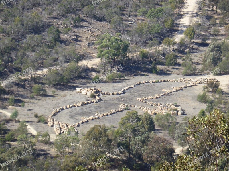 Landscape Land Art Andrew Rogers Australia Victoria