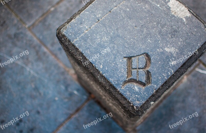 B Typeface Letter Typography Uppercase