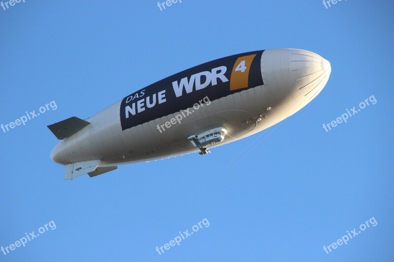 Airship Sky Zeppelin Colorful Float