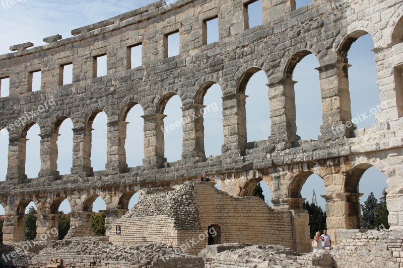 Colloseum Old Architecture Roman Antiquity