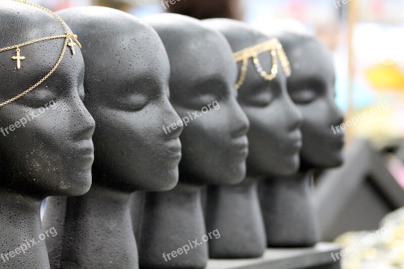 Mannequin Face Store Head Fashion