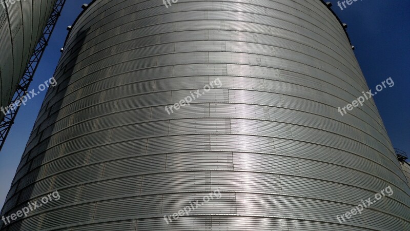 Grain Bin Farm Grain Storage Agriculture