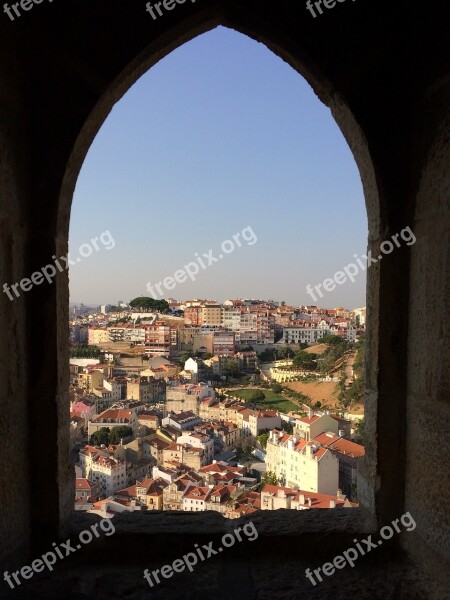 Lisbon Castle Portugal Ramparts Tours