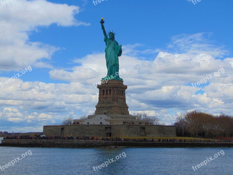 Statue Liberty Freedom America New