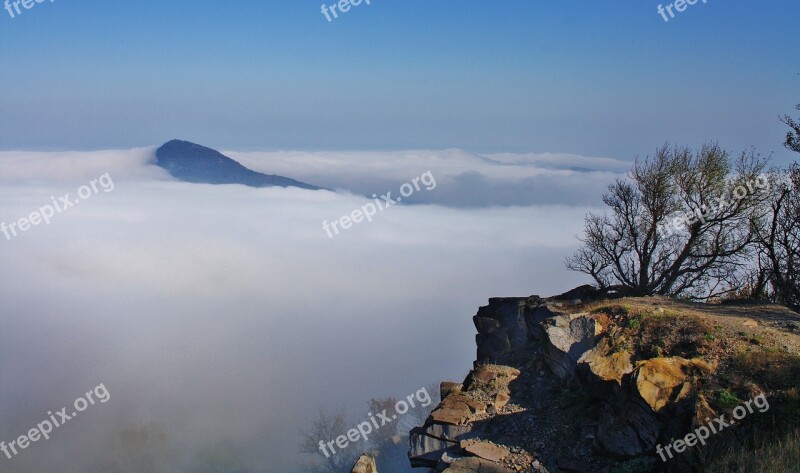 Badacsony Lake Balaton Nature Clouds Free Photos