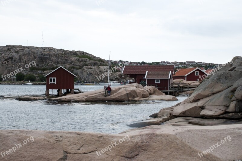 Hunnebostrand Sweden Sea Himmel Water