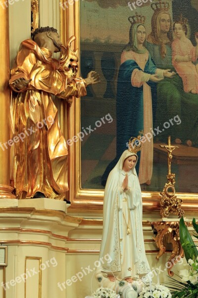 Mary Madonna The Figurine Sculpture Church