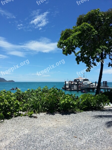 Fitzroy Island Beach Island Australia Travel