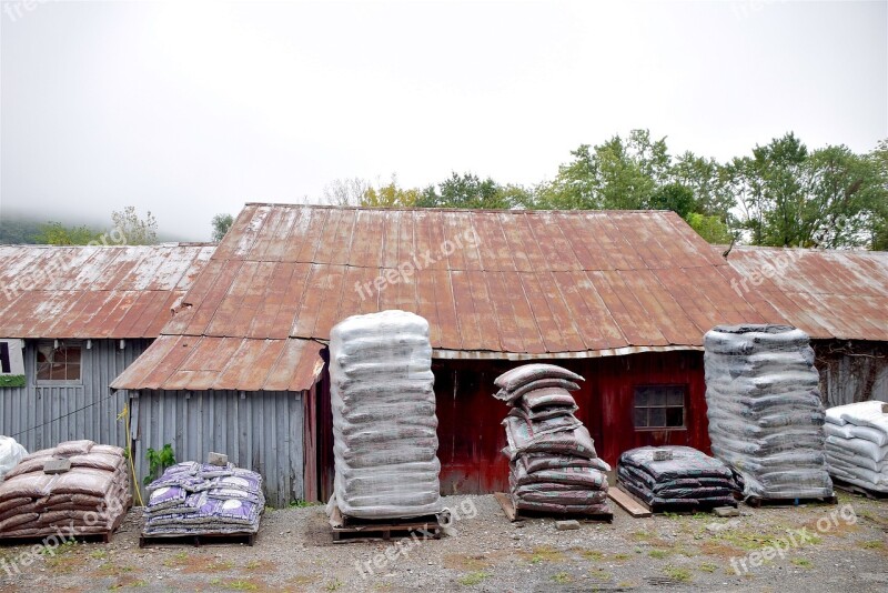 Rusted Roof Shed Rust Old Rural