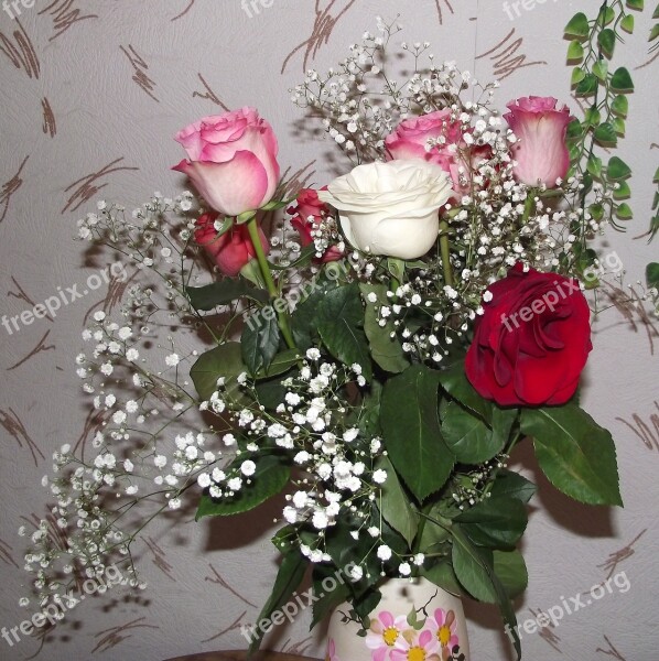 Bouquet Roses Bouquet Of Roses Beautiful Flowers Red Rose