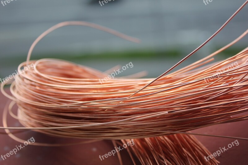 Copper Or Sun Wire Sky