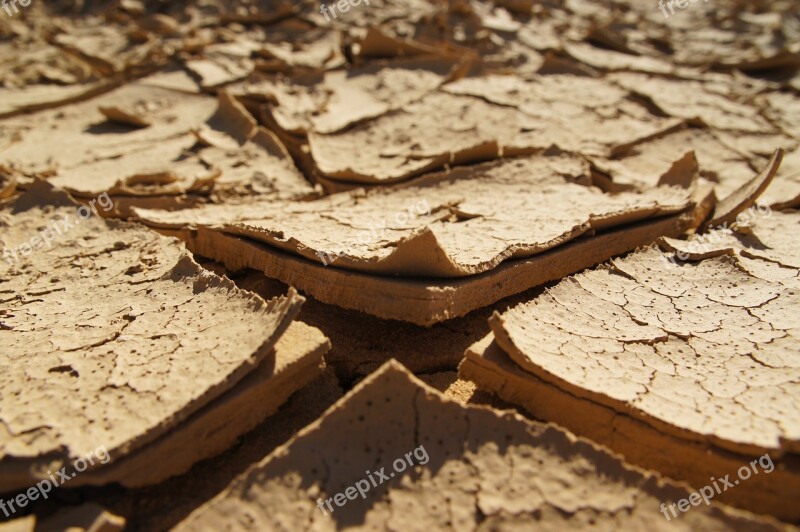 Earth Drought Dry Cracked Dehydrated