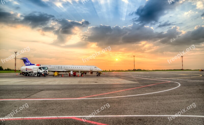 Airport Plane Travel Airplane Aircraft