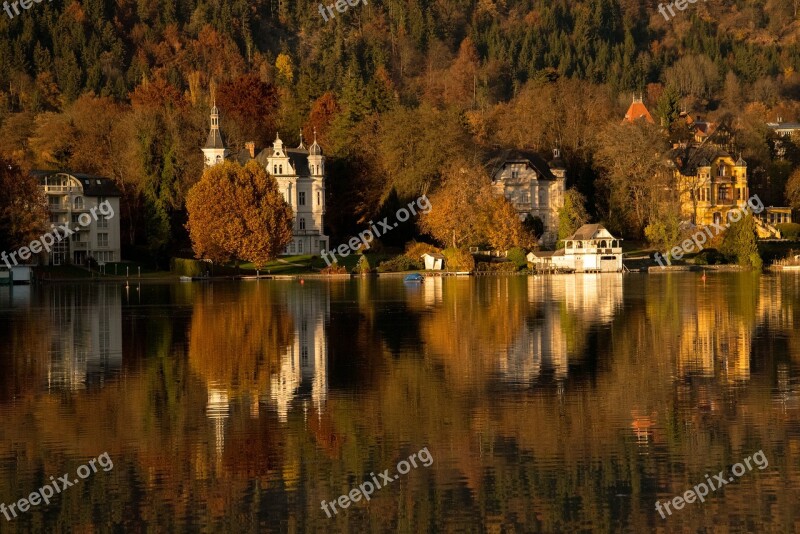 Water Reflection Wörthersee Carinthia Kerbl Free Photos