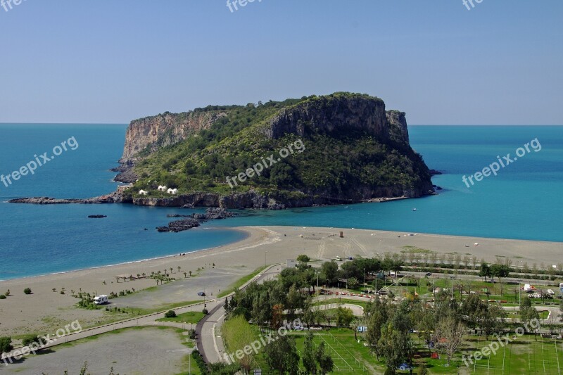 Praia A Mare Calabria Italy Landscape Sea