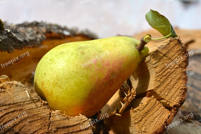 Pear Green Pear Pear And Wood Free Photos