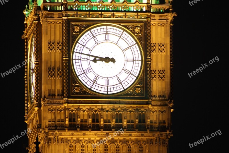 Big Ben London Clock Landmark England