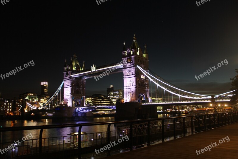 London Tower Bridge England River Thames Bridge