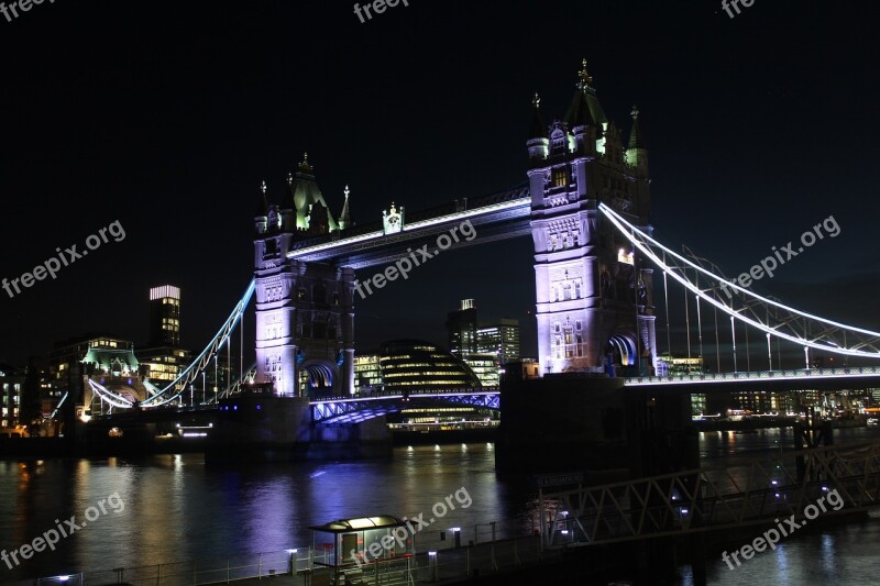 London Tower Bridge England River Thames Bridge