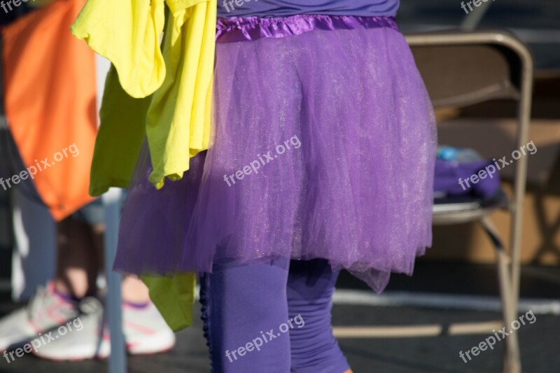 Skirt Purple Chiffon Unique Tutu