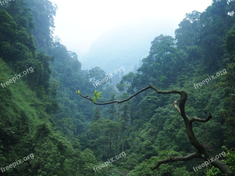 Emeishan Green Distant Hills Free Photos