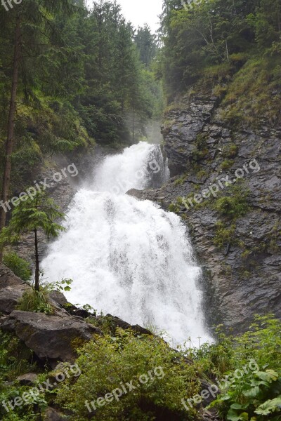 Waterfall Transylvania Water Rumania Nature