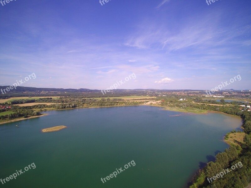 Gravel Pit Pratzschwitz Pirna Aerial View Free Photos