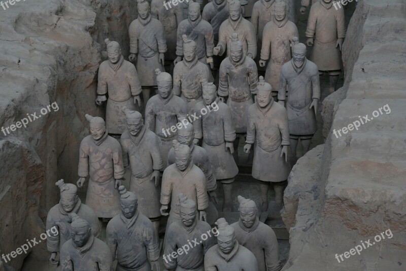 Xi'an Terracotta Tourism Free Photos