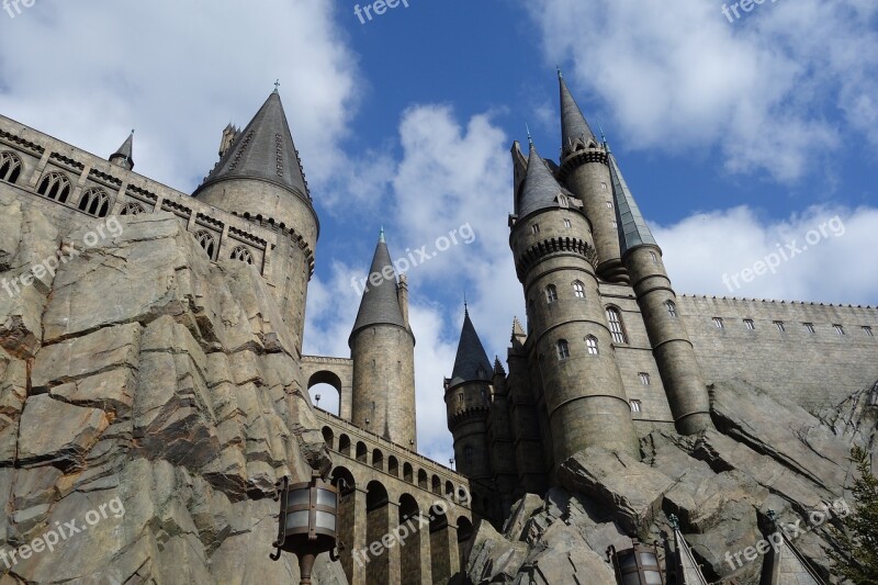 Harry Potter Castle Osaka Universal Studios Free Photos