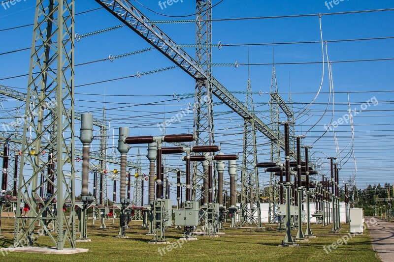 Substation Electricity Current High Voltage Transformer