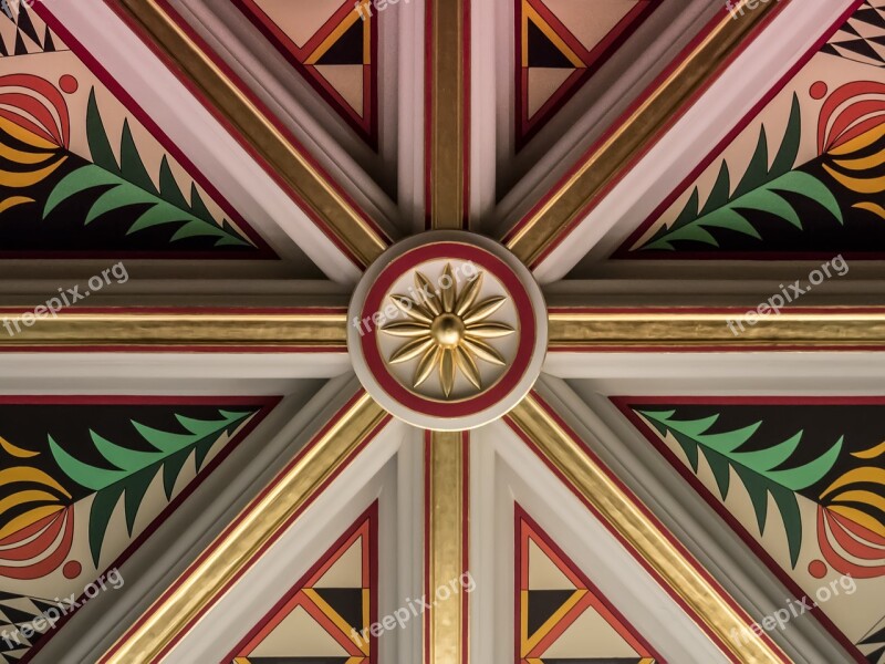 Ceiling Cathedral Cathedral Almudena Madrid Spain