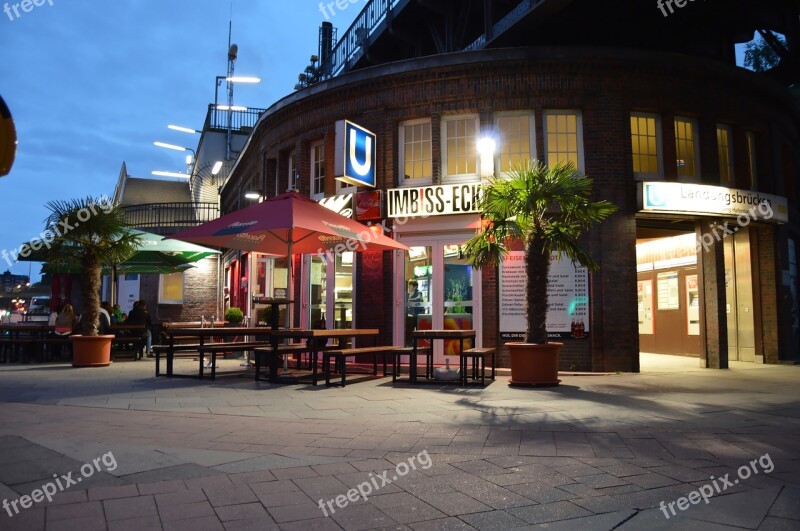 Snack Landungsbrücken Hamburg Hamburg Port Hamburg Port Landungsbrücken