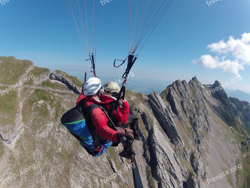 Paragliding Tandem Flight Volaris Paragliding Switzerland Pilatus