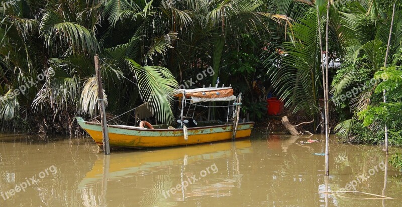 River Boat Malaysia Nature Ship